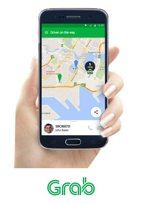 マニラでの交通手段 GrabTaxi