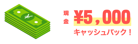 キャッシュバック条件&内容
