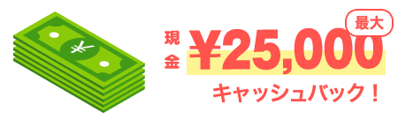 キャッシュバック条件&内容