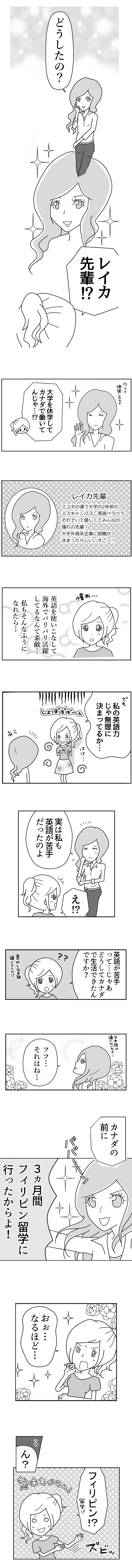 CEBU21 フィリピン留学 連載漫画 