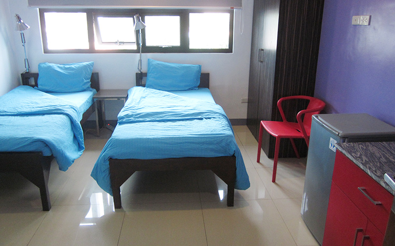 フィリピン留学 CELLA CELLA UNI CAMPUS - 個室は2人部屋を単独使用 
