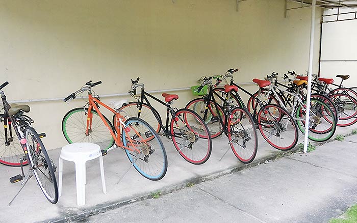 フィリピン留学 HELP Clark - 自転車のレンタルも可能（有料） 