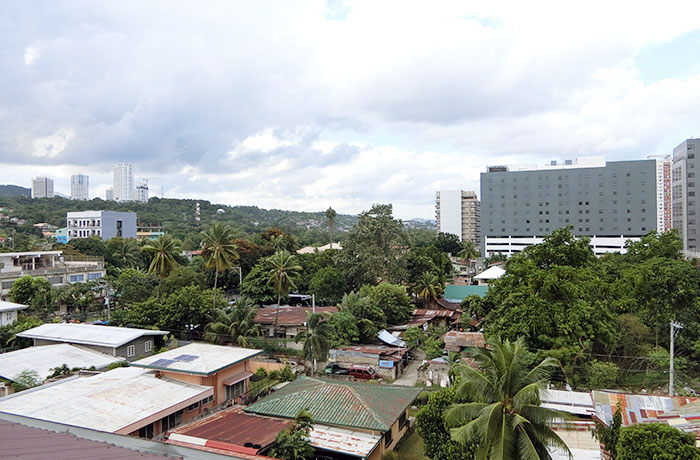 フィリピン留学 NILS - 外部寮屋上からの眺め 