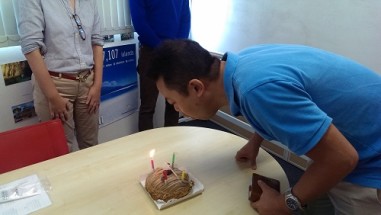 K部長、遅めの誕生日