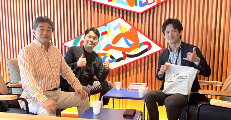 【セブ/Philinter】 チョイ校長と日本人マネージャーの遠藤さんがCEBU21の渋谷オフィスに来てくれました！ 