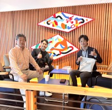 【セブ/Philinter】 チョイ校長と日本人マネージャーの遠藤さんがCEBU21の渋谷オフィスに来てくれました！ 