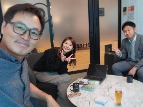 【バギオ/JIC】日本人マネジャーのともさんがCEBU21西新宿オフィスへ来てくれました!(2025年4月)