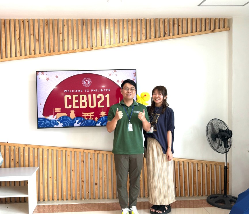 【セブ/Philinter】 チョイ校長と日本人マネージャーの遠藤さんがCEBU21の渋谷オフィスに来てくれました！  - 2