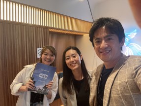 【セブ島/EV Academy】日本人マネージャーのShaneさんがCEBU21渋谷オフィスへ来てくれました！一緒に串揚げを楽しみました◎