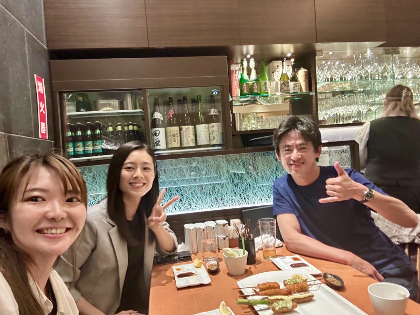 【セブ島/EV Academy】日本人マネージャーのShaneさんがCEBU21渋谷オフィスへ来てくれました!一緒に串揚げを楽しみました◎ - 3
