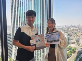 【クラーク/Clark TALK】校長のTimさんと韓国人ディレクターのJaniceさんが西新宿オフィスへ来てくれました！