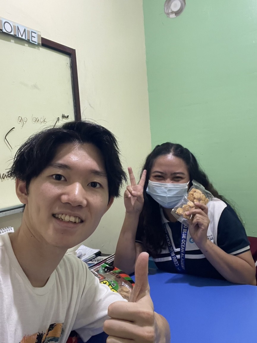 #615 Yutoさん（20代男性）Cebu Blue Ocean Academy（セブ・マクタン島)  Intensive ESLコース 4週 | フィリピン留学 - img6 - 0