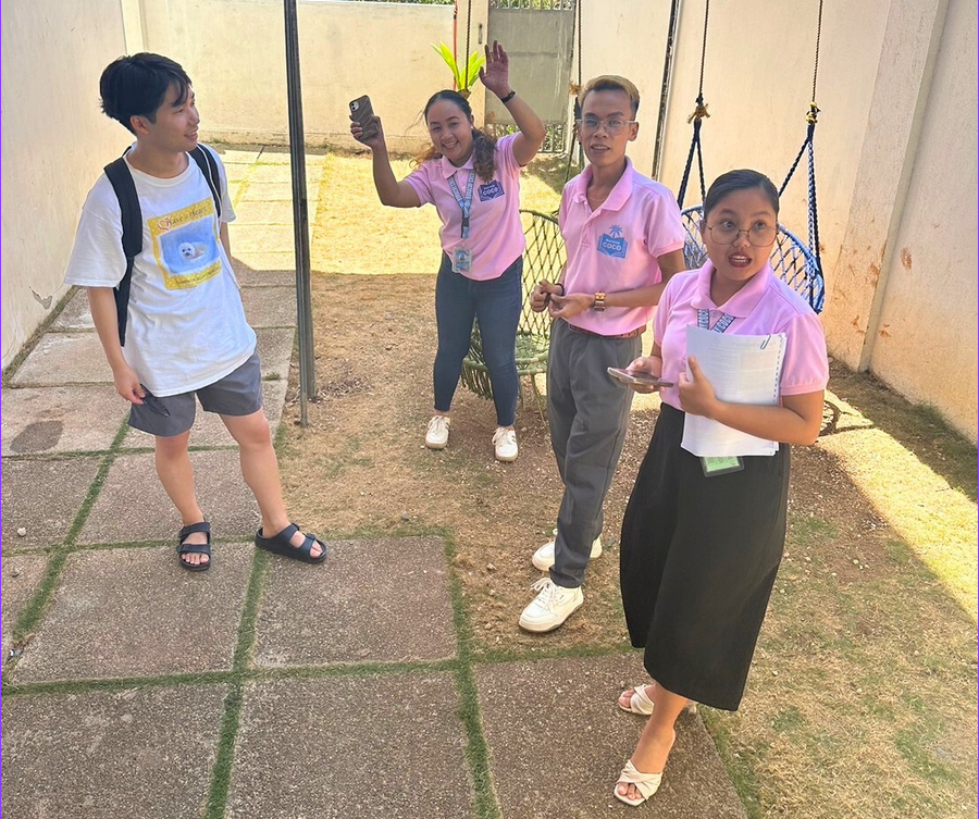 休み時間、先生たちにモテモテな佐野くん
