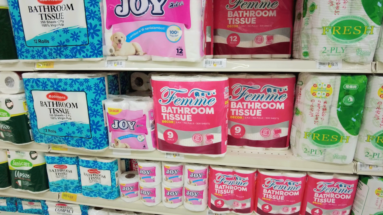 フィリピン留学で欠かせないトイレットペーパー