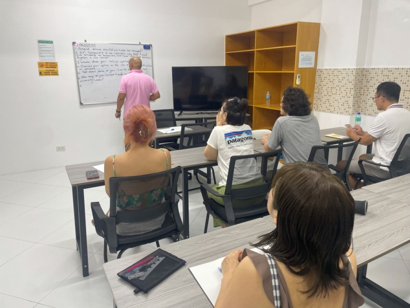 フィリピン留学 Cebu21 - Boracay Coco English-Class-18