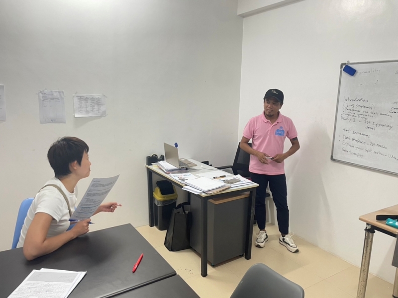 フィリピン留学 Cebu21 - Boracay Coco English-Class-28