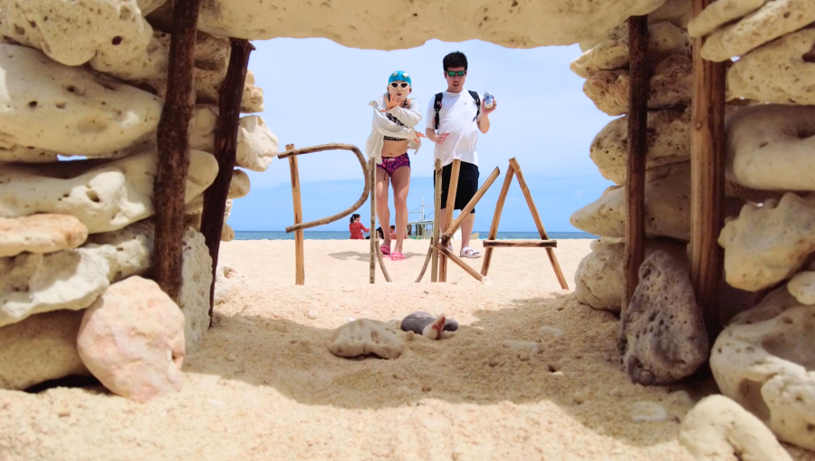 一旦陸へ、ボラカイ最北端にある【PUKA BEACH-プカビーチ】でフォトロケーション