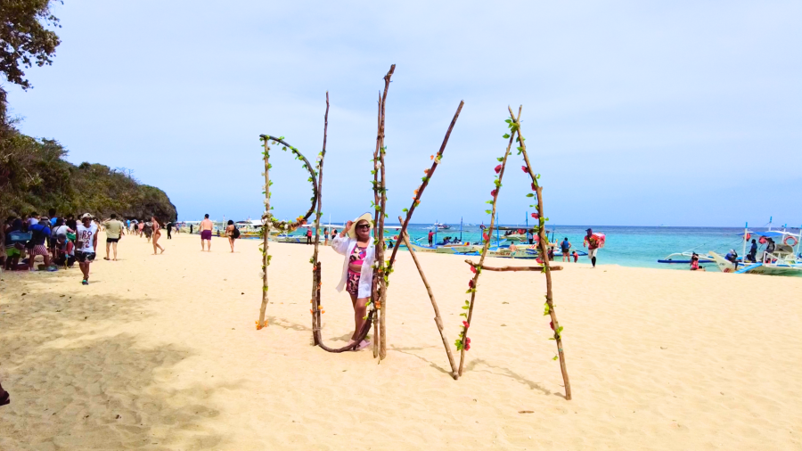 一旦陸へ、ボラカイ最北端にある【PUKA BEACH-プカビーチ】でフォトロケーション