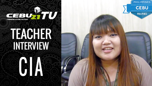 フィリピン留学 CIA Teacher Melinda Interview