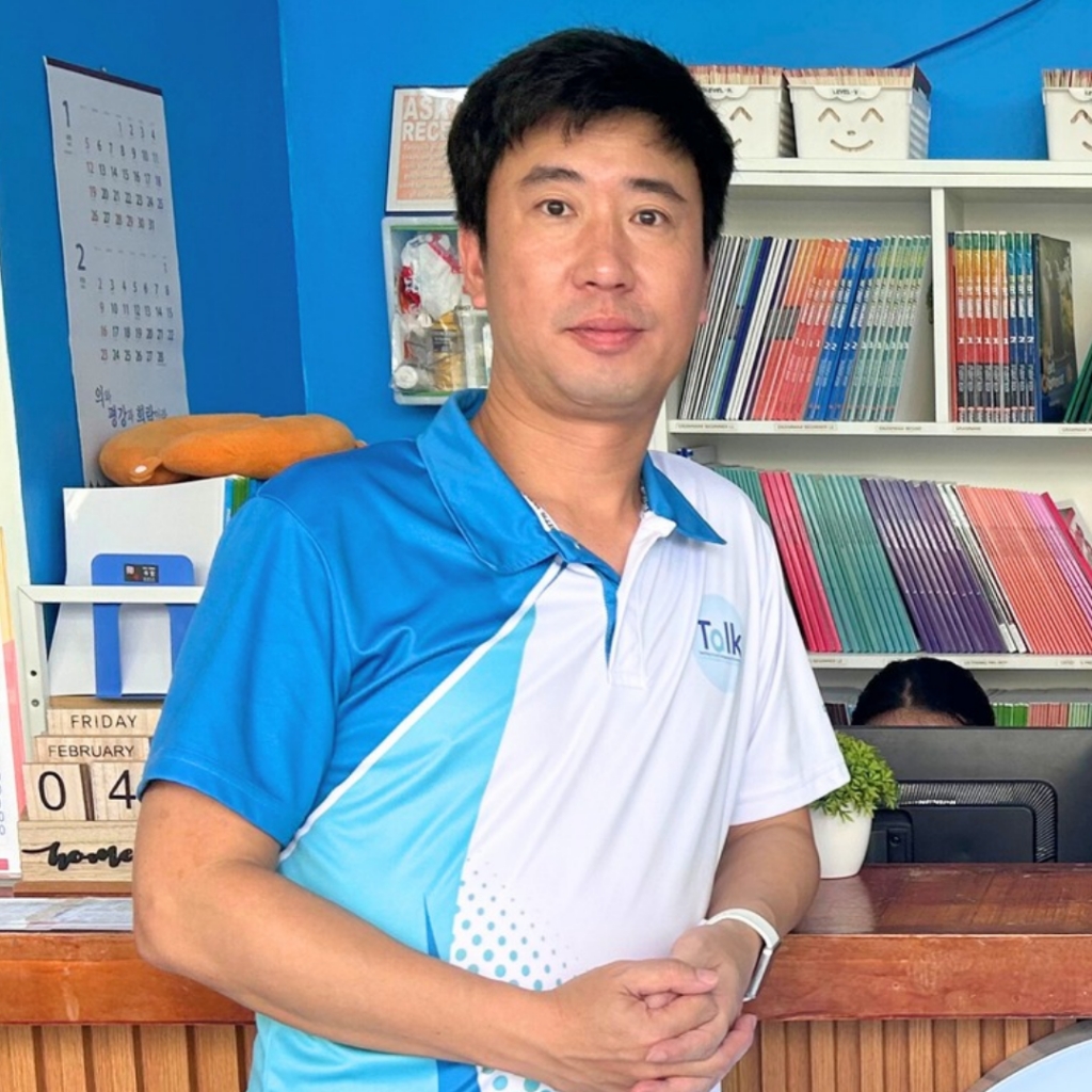 Clark Talk学校長：韓国人のTimさん