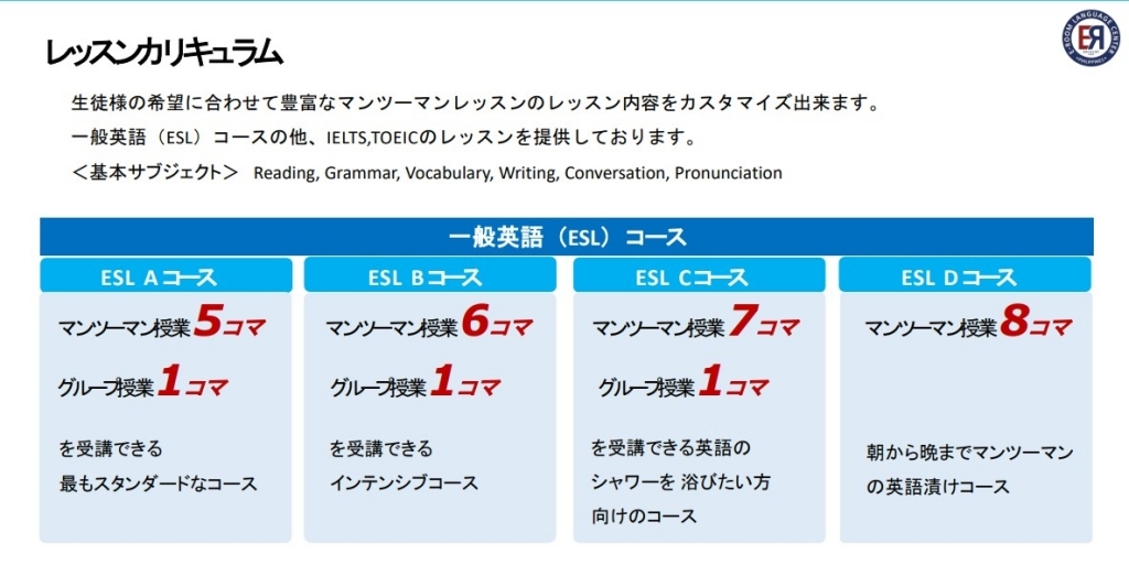 基本的に他校よりもマンツーマンクラスが多め